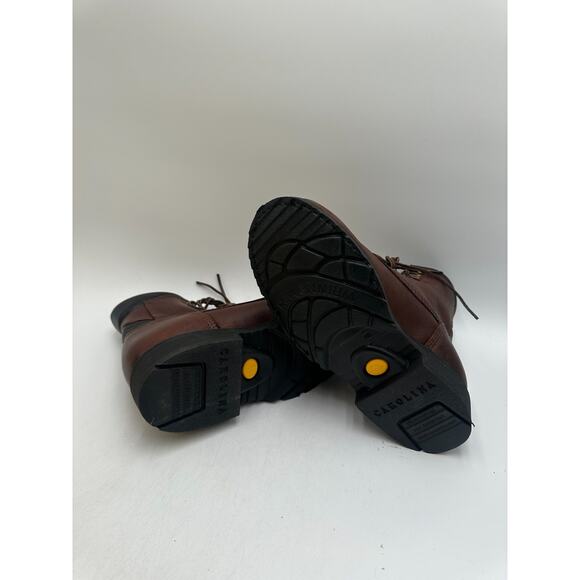 Carolina 8'' Steel Toe Collar Boot (1809) NEW Men's Brown/Black US Size 8 2E - Picture 7 of 9